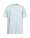 Carhartt Man T-shirt Sky Blue Size Xl Cotton