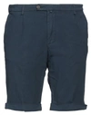 Briglia 1949 Man Shorts & Bermuda Shorts Navy Blue Size 38 Cotton, Polyester, Elastane