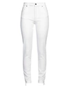 COSTUME NATIONAL COSTUME NATIONAL WOMAN JEANS WHITE SIZE 26 COTTON, ELASTANE