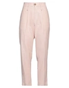 IMPERIAL IMPERIAL WOMAN PANTS BLUSH SIZE 14 VISCOSE, POLYESTER, COTTON