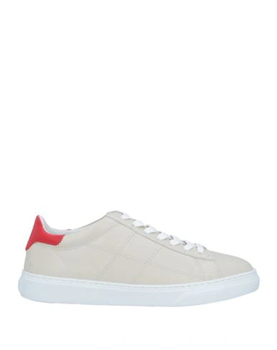Hogan Man Sneakers Beige Size 11.5 Leather