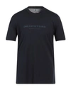 Brunello Cucinelli Man T-shirt Midnight Blue Size L Cotton