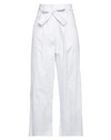 Le Sarte Del Sole Woman Pants White Size 6 Cotton, Polyamide, Elastane
