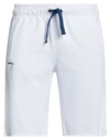 Blauer Man Shorts & Bermuda Shorts White Size Xl Cotton, Polyester