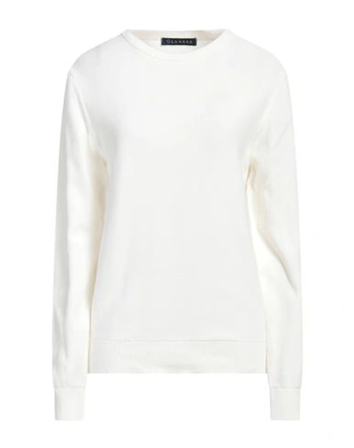 Glamere Man Sweater White Size 46 Cotton