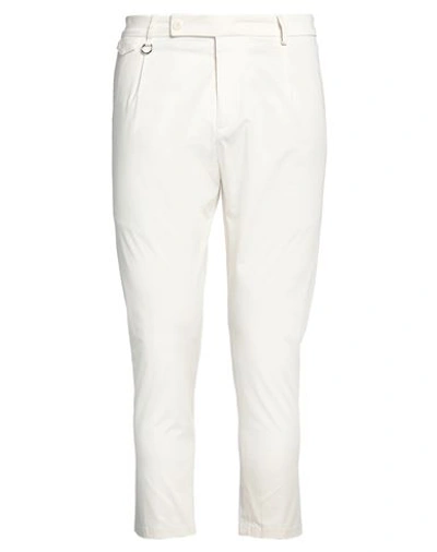 Golden Craft 1957 Man Pants Off White Size 35 Cotton, Elastane
