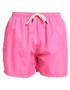 Matinee Matineé Man Swim Trunks Fuchsia Size Xl Polyester In Pink