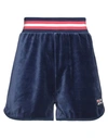 Fila Woman Shorts & Bermuda Shorts Navy Blue Size M Cotton, Polyester