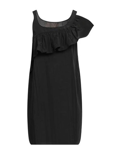 Manila Grace Woman Mini Dress Black Size 4 Cotton, Polyester