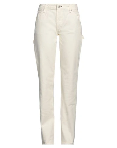 Rag & Bone Woman Pants Cream Size 30 Cotton In White