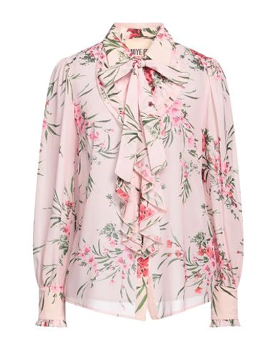 Aniye By Woman Shirt Light Pink Size 8 Polyester