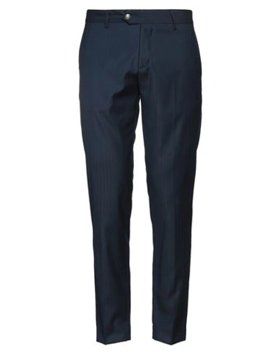 Bharnaba Man Pants Midnight Blue Size 38 Polyester, Viscose, Elastane