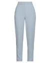 ELIE SAAB ELIE SAAB WOMAN PANTS SKY BLUE SIZE 8 VISCOSE, ACETATE, CUPRO, ELASTANE