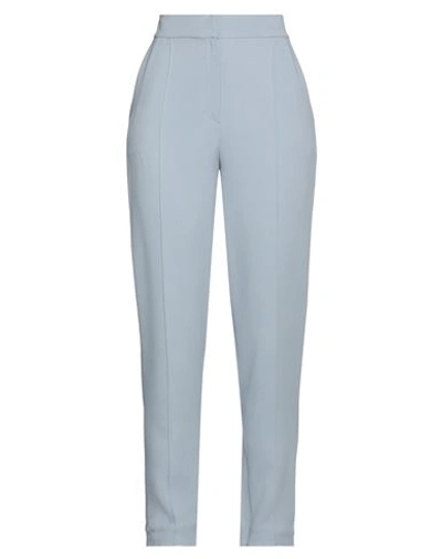 Elie Saab Woman Pants Sky Blue Size 8 Viscose, Acetate, Cupro, Elastane