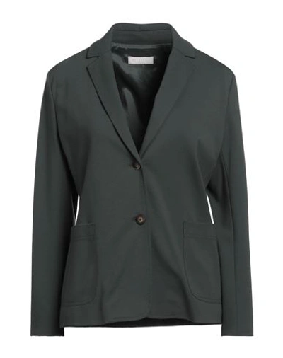 Antonelli Woman Blazer Dark Green Size 6 Viscose, Polyamide, Elastane