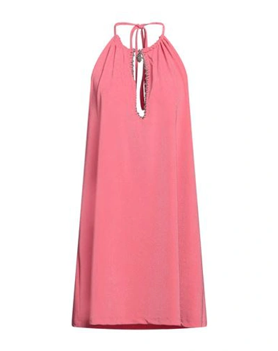 Valery Woman Mini Dress Pink Size 8 Polyamide, Elastane