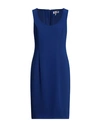 Gai Mattiolo Woman Mini Dress Blue Size 10 Polyester In Blue