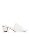 Rodo Woman Sandals White Size 11 Textile Fibers In White