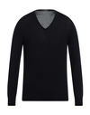 Raf Moore Man Sweater Midnight Blue Size 44 Wool