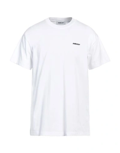 Ambush Man T-shirt White Size M Cotton, Polyester