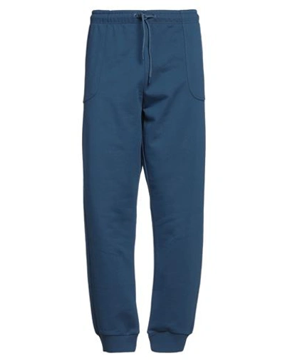 Trussardi Man Pants Blue Size Xl Cotton