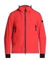 Peuterey Man Jacket Red Size S Polyamide, Polyester, Elastane In Red