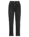 RAG & BONE RAG & BONE WOMAN JEANS BLACK SIZE 29 COTTON, ELASTANE