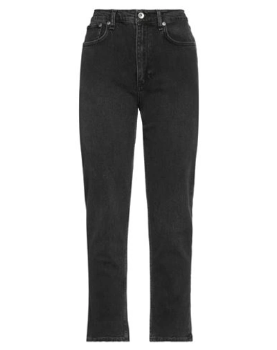 Rag & Bone Woman Jeans Black Size 30 Cotton, Elastane