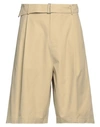 Le 17 Septembre Man Shorts & Bermuda Shorts Beige Size 30 Cotton