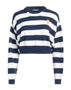 Kenzo 'nautical Stripes' Short Jumper In Blue