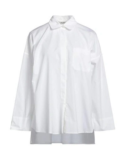 's Max Mara Woman Shirt White Size 10 Cotton