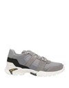 Lardini By Yosuke Aizawa Man Sneakers Grey Size 9 Soft Leather, Textile Fibers In Grey