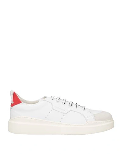 Attimonelli's Man Sneakers White Size 8 Leather