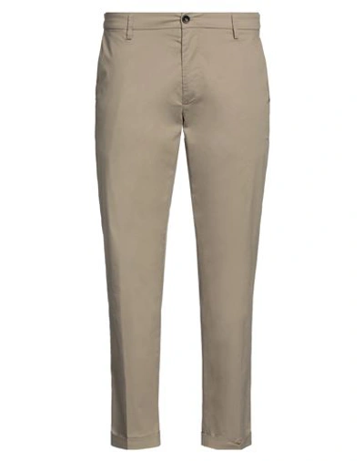 Re-hash Re_hash Man Pants Beige Size 40 Cotton, Polyamide, Elastane