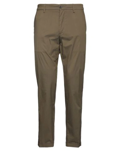 Re-hash Re_hash Man Pants Military Green Size 33 Cotton, Polyamide, Elastane