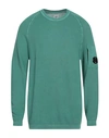 C.p. Company C. P. Company Man Sweater Green Size 40 Cotton In Sage Green