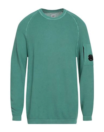C.p. Company C. P. Company Man Sweater Green Size 40 Cotton In Green