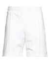 Fila Man Shorts & Bermuda Shorts White Size Xs Cotton, Polyester In White