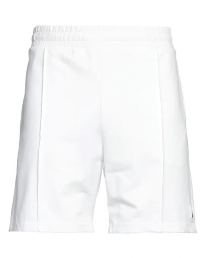 Fila Man Shorts & Bermuda Shorts White Size L Cotton, Elastane