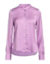 Gmf 965 Woman Shirt Light Purple Size 4 Viscose