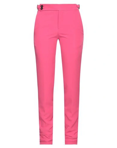 Sartoria Brizzi Woman Pants Fuchsia Size 10 Polyester, Elastane In Pink