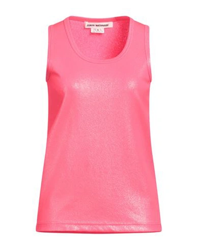 JUNYA WATANABE JUNYA WATANABE COMME DES GARÇONS WOMAN TANK TOP CORAL SIZE M POLYESTER