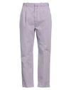 Amish Pleated Trousers In Purple