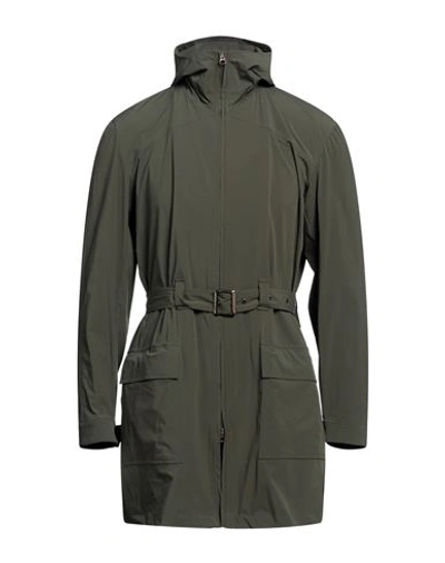 Kired Man Coat Military Green Size 38 Polyamide, Elastane