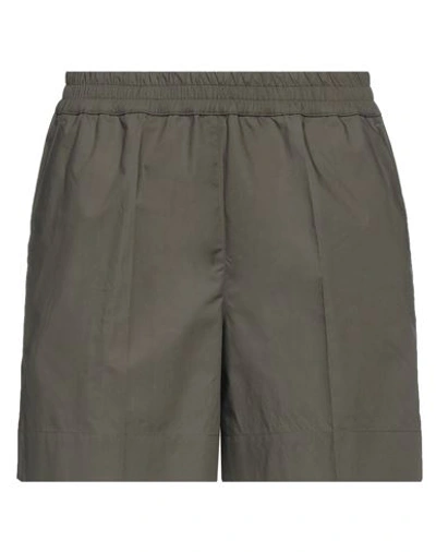 P.a.r.o.s.h P. A.r. O.s. H. Woman Shorts & Bermuda Shorts Military Green Size M Cotton