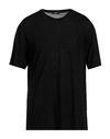 Herno Man T-shirt Black Size 42 Cotton