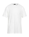 Herno Man T-shirt White Size 44 Cotton, Elastane