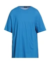 Herno Man T-shirt Blue Size 46 Cotton