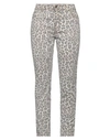 Blugirl Blumarine Woman Pants Beige Size 6 Cotton, Elastane In Beige