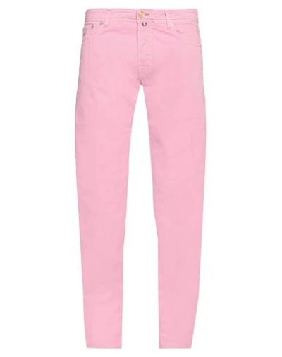 Jacob Cohёn Man Pants Pink Size 34 Cotton